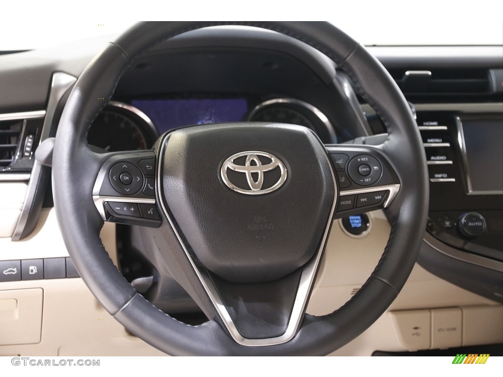 2018 Camry XLE - Ruby Flare Pearl / Macadamia photo #7