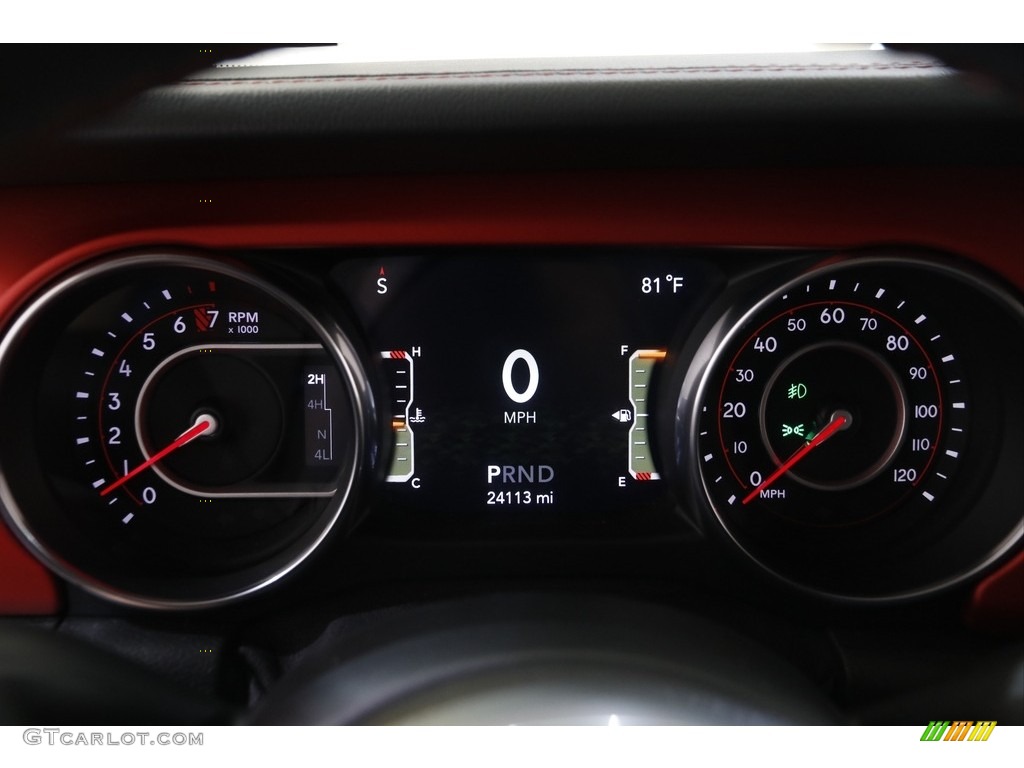 2019 Jeep Wrangler Unlimited Rubicon 4x4 Gauges Photo #142742805