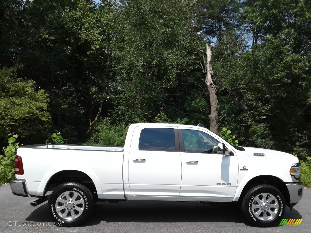 Bright White 2021 Ram 2500 Laramie Crew Cab 4x4 Exterior Photo #142744612