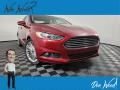 2016 Ruby Red Metallic Ford Fusion SE AWD #142742008