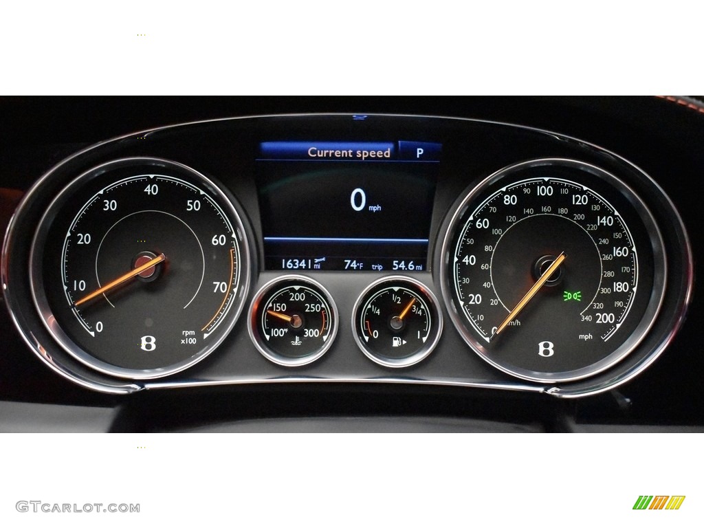 2017 Bentley Continental GT V8 S Gauges Photo #142745698