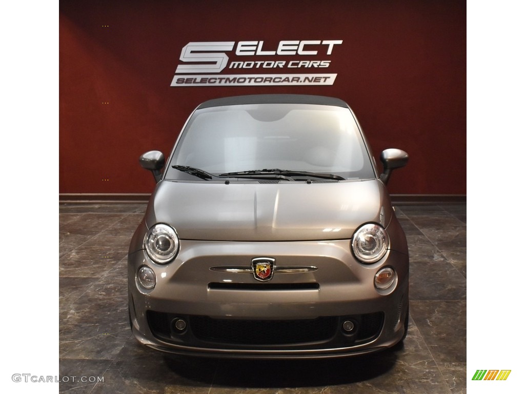 2013 500 c cabrio Abarth - Grigio (Gray) / Abarth Nero/Nero (Black/Black) photo #2