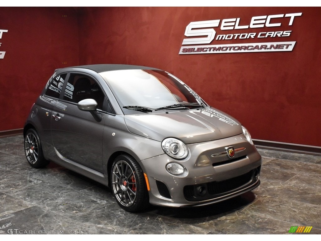 2013 500 c cabrio Abarth - Grigio (Gray) / Abarth Nero/Nero (Black/Black) photo #3