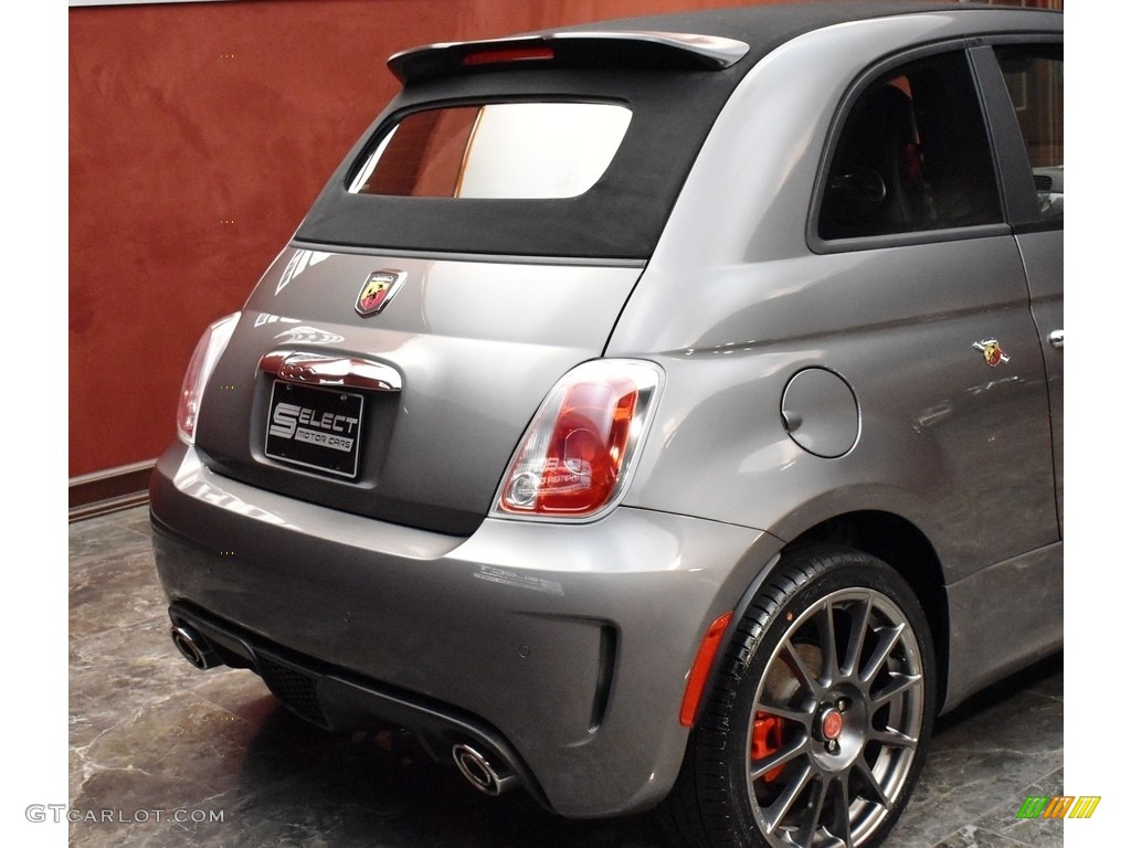 2013 500 c cabrio Abarth - Grigio (Gray) / Abarth Nero/Nero (Black/Black) photo #5