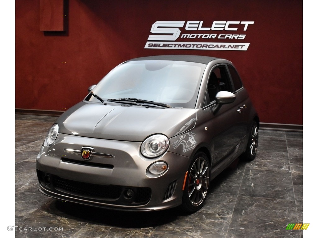 2013 500 c cabrio Abarth - Grigio (Gray) / Abarth Nero/Nero (Black/Black) photo #6