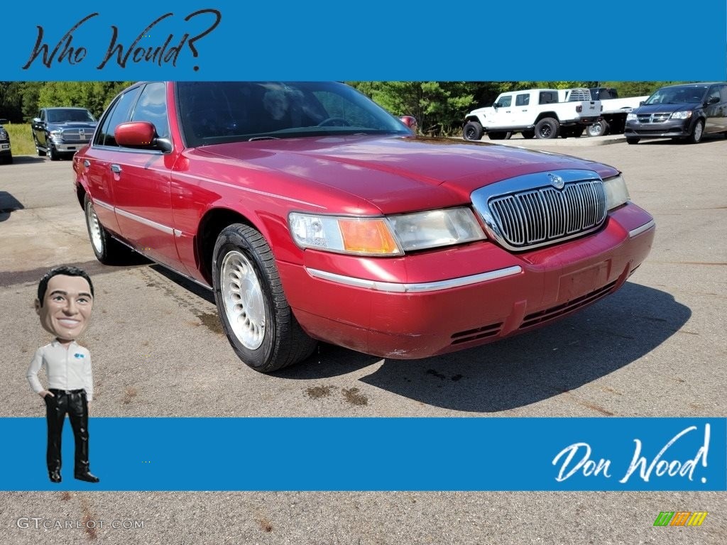2001 Grand Marquis LS - Toreador Red Metallic / Light Graphite photo #1