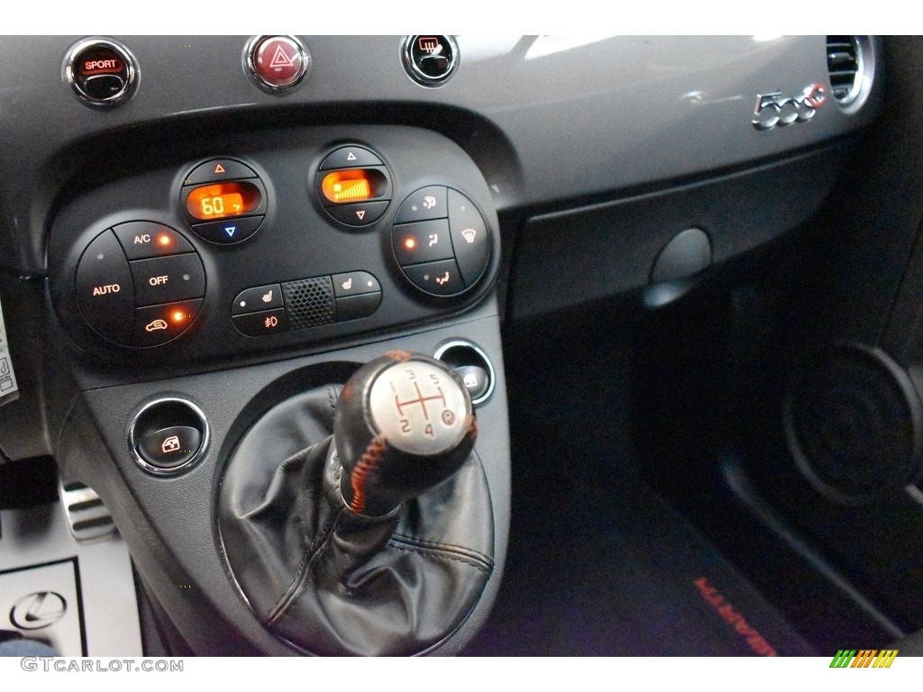 2013 500 c cabrio Abarth - Grigio (Gray) / Abarth Nero/Nero (Black/Black) photo #11