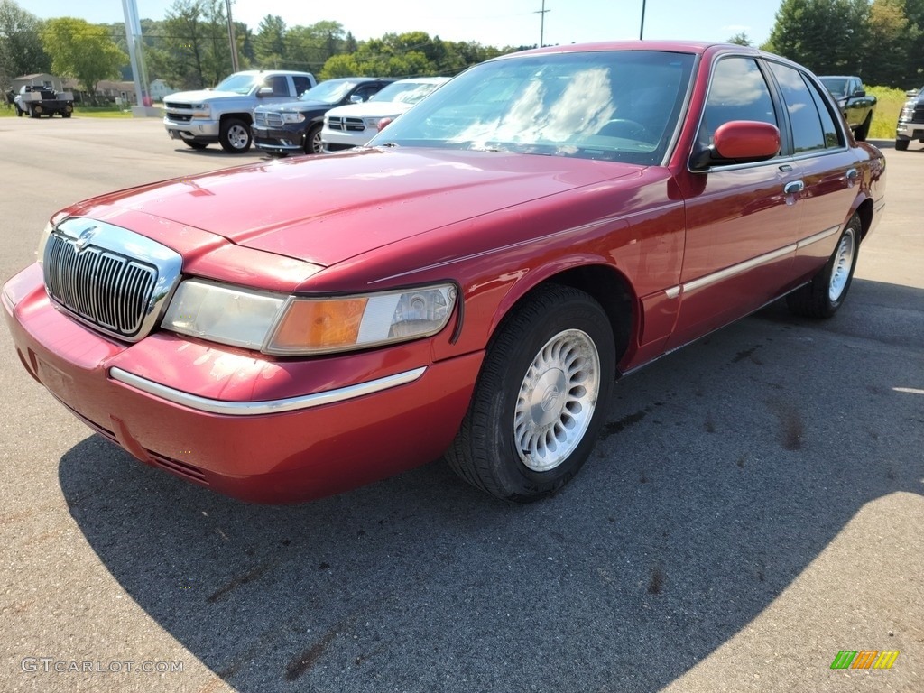 2001 Grand Marquis LS - Toreador Red Metallic / Light Graphite photo #3