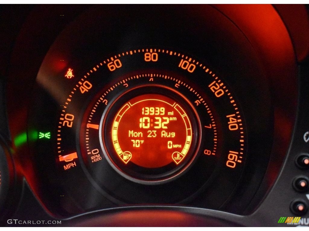 2013 500 c cabrio Abarth - Grigio (Gray) / Abarth Nero/Nero (Black/Black) photo #18