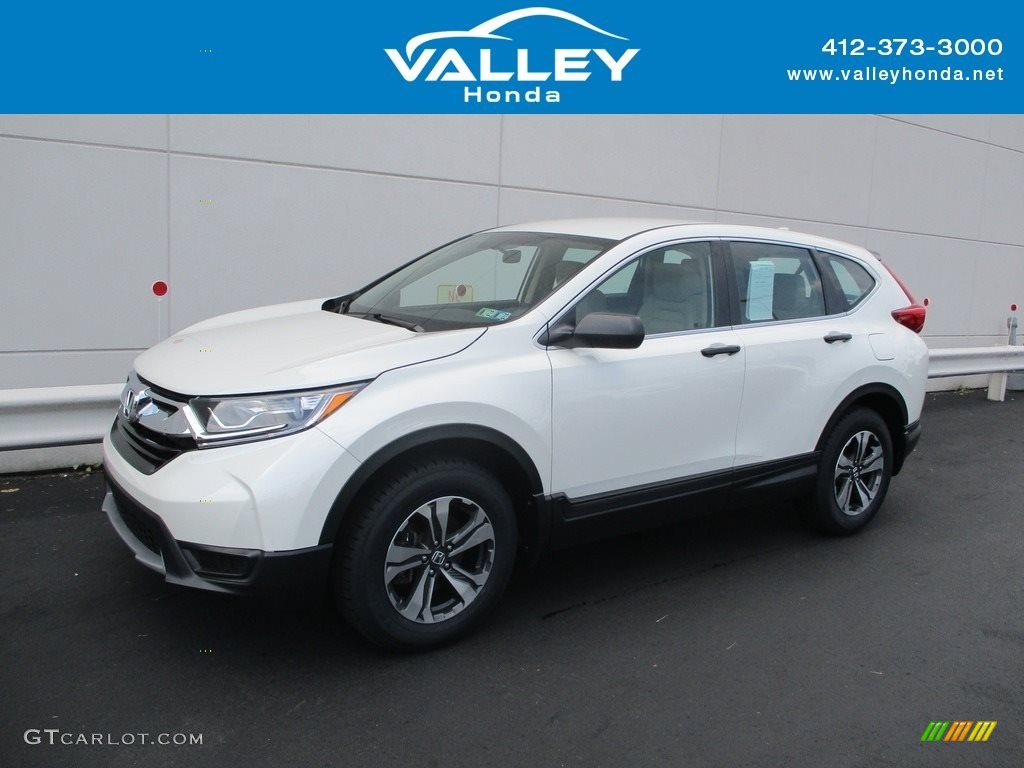 White Diamond Pearl Honda CR-V