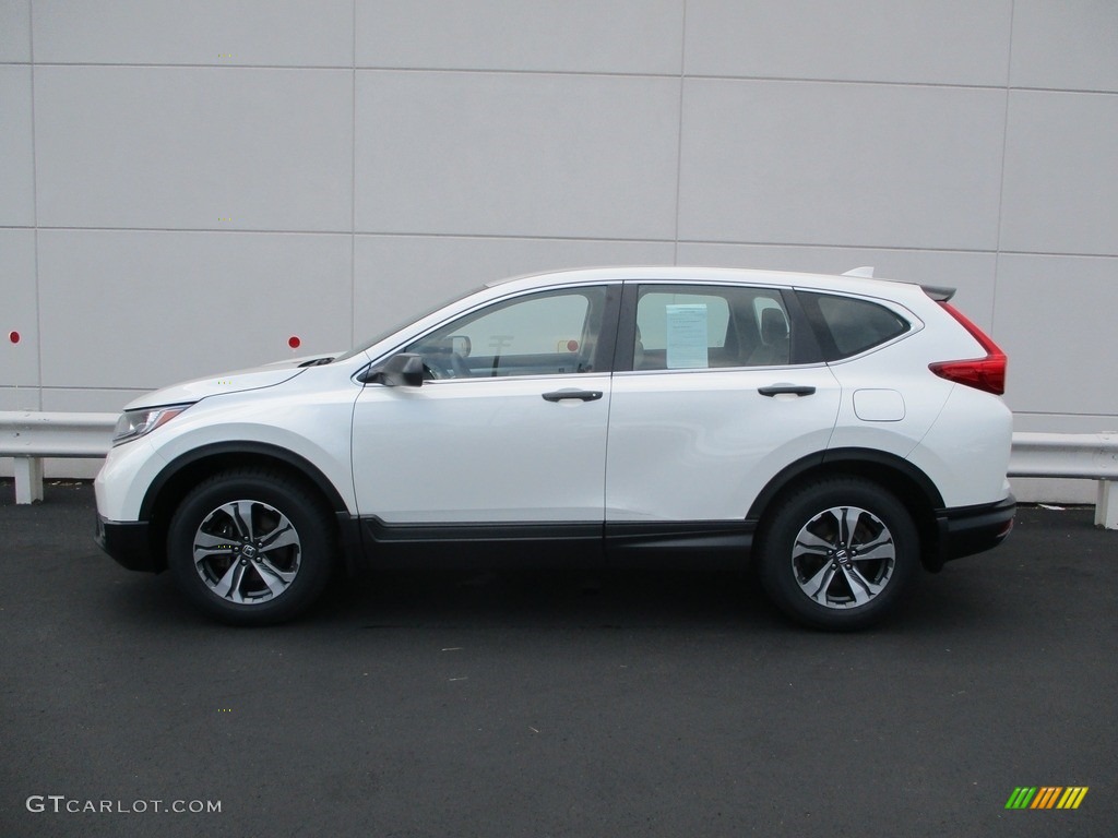 2018 CR-V LX AWD - White Diamond Pearl / Ivory photo #2