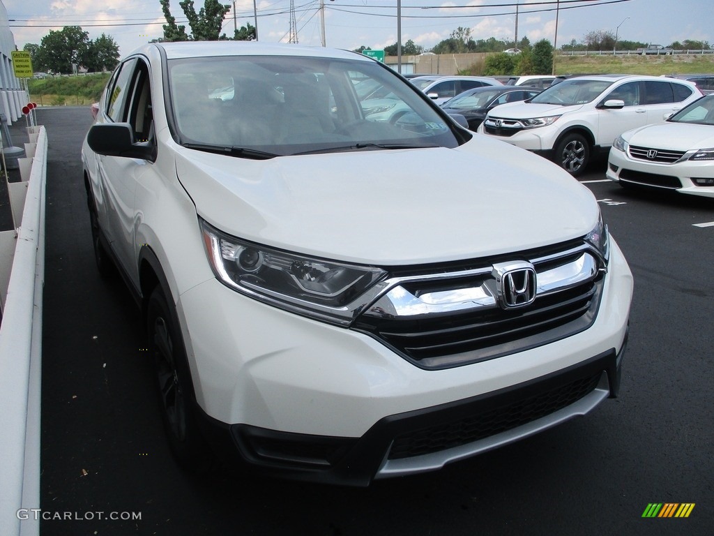 2018 CR-V LX AWD - White Diamond Pearl / Ivory photo #6