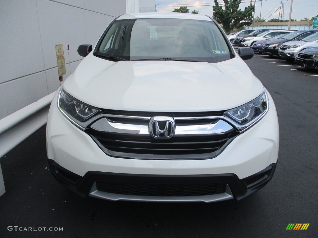2018 CR-V LX AWD - White Diamond Pearl / Ivory photo #7