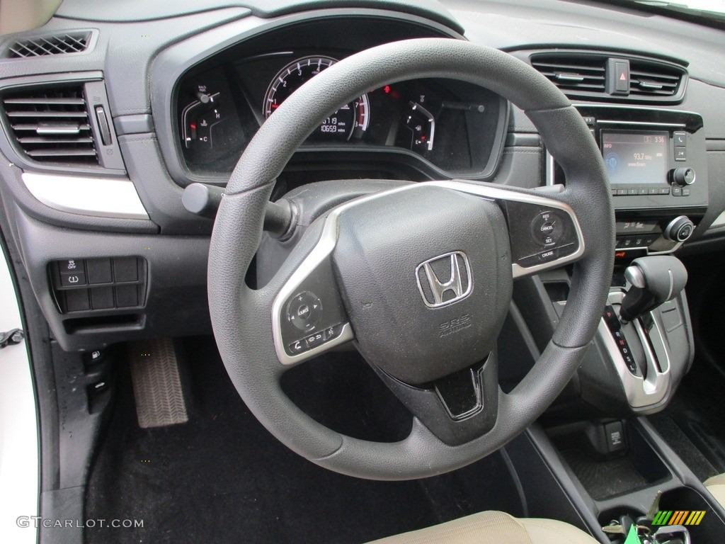 2018 CR-V LX AWD - White Diamond Pearl / Ivory photo #13