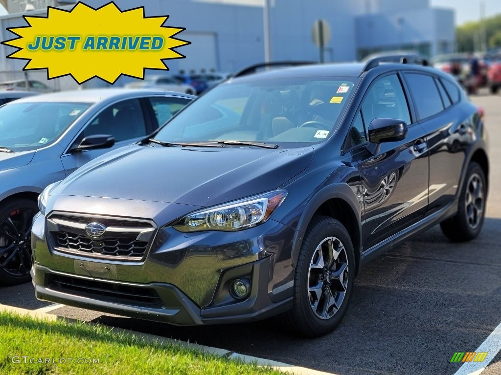 2019 Crosstrek 2.0i Premium - Dark Gray Metallic / Gray photo #1