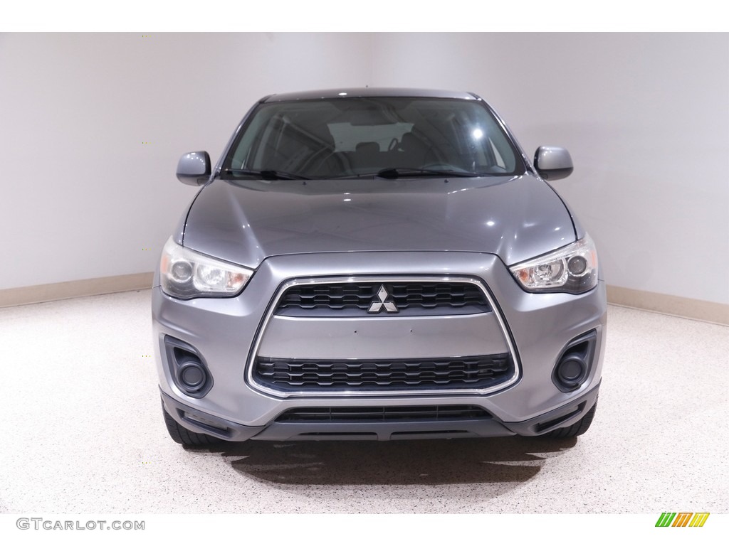 2013 Outlander Sport ES - Mercury Gray Pearl / Black photo #2