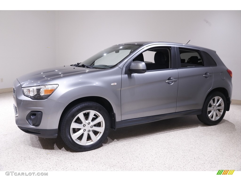 2013 Outlander Sport ES - Mercury Gray Pearl / Black photo #3
