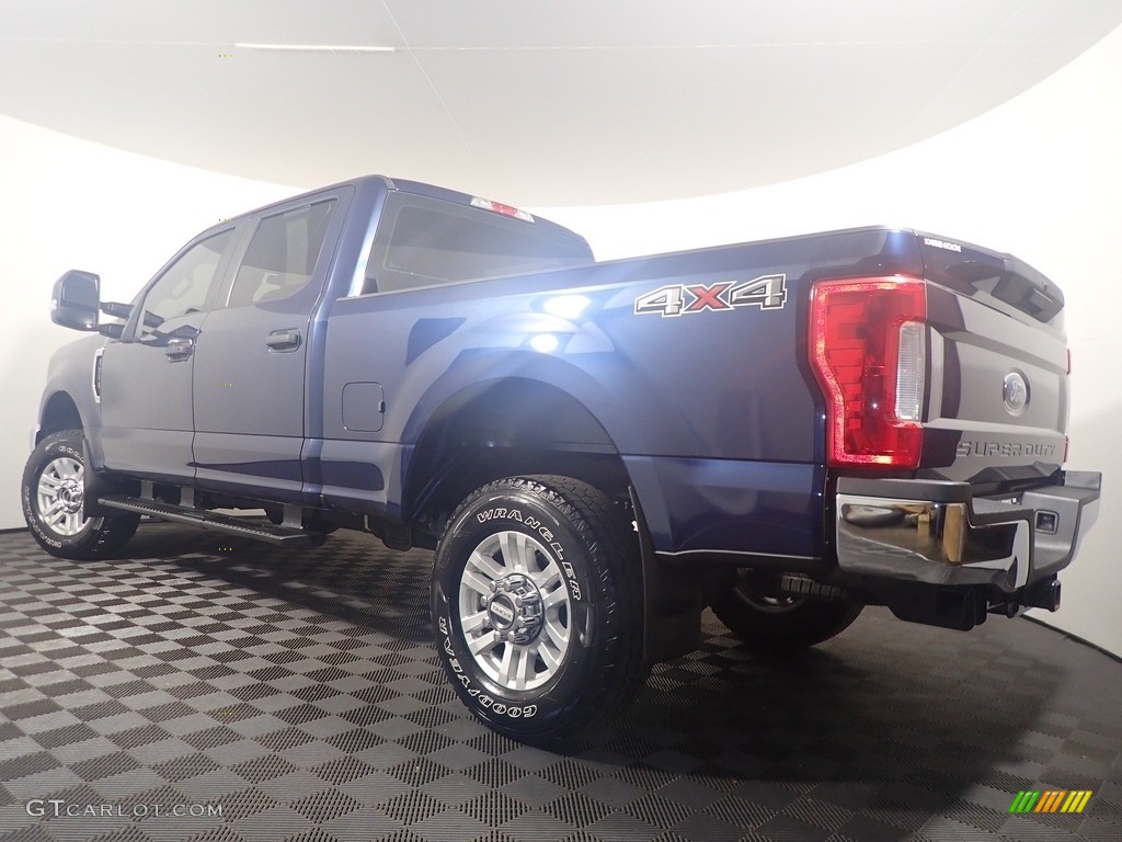 2018 F250 Super Duty XL Crew Cab 4x4 - Blue Jeans / Earth Gray photo #11