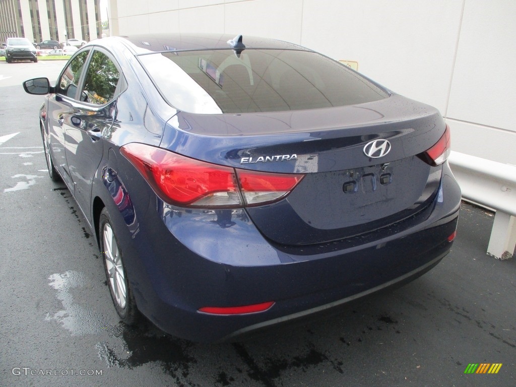 2014 Elantra Limited Sedan - Blue / Gray photo #3