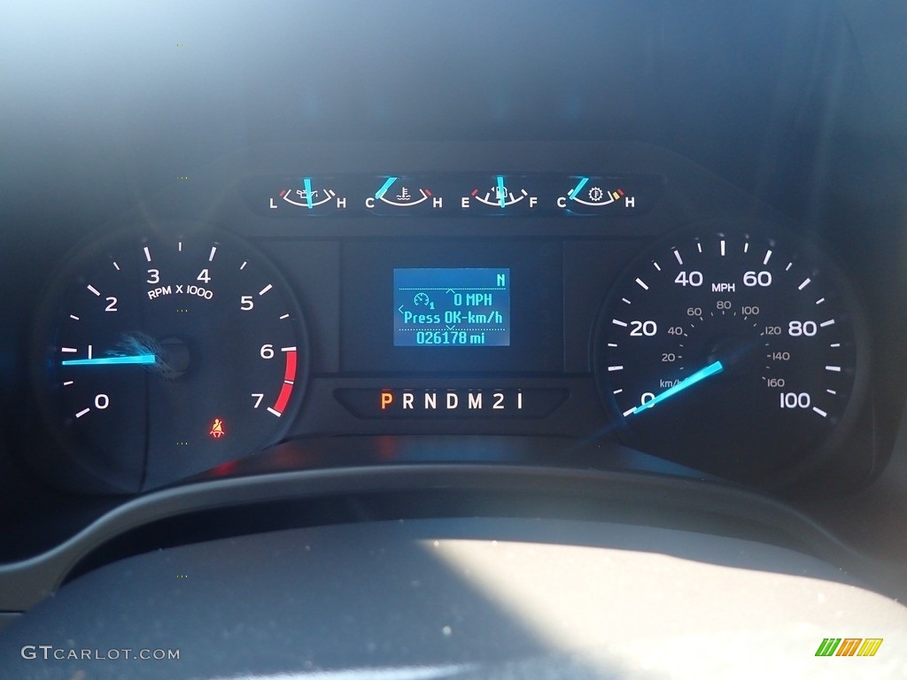 2018 F250 Super Duty XL Crew Cab 4x4 - Blue Jeans / Earth Gray photo #27