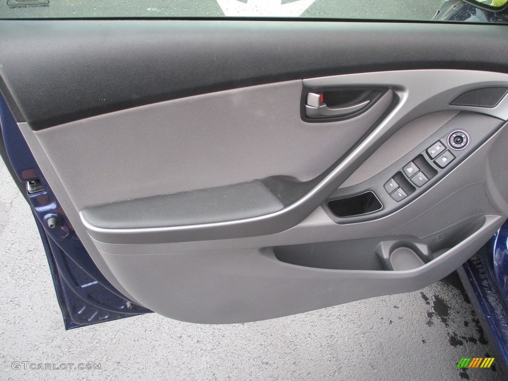2014 Elantra Limited Sedan - Blue / Gray photo #10