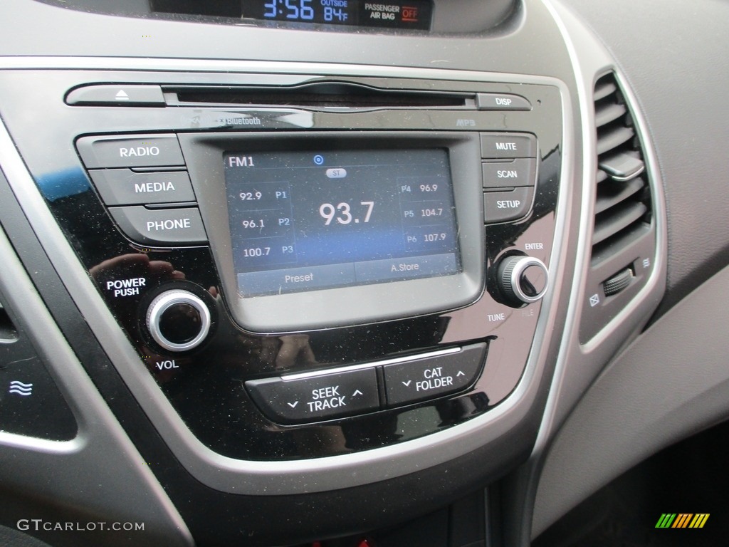 2014 Elantra Limited Sedan - Blue / Gray photo #14