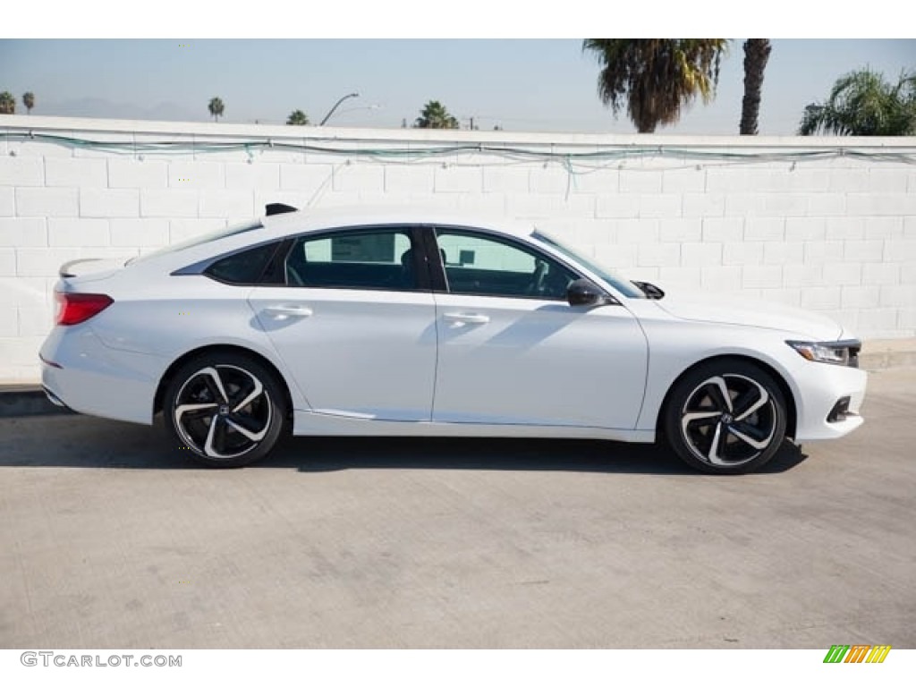 2021 Accord Sport - Platinum White Pearl / Black photo #8