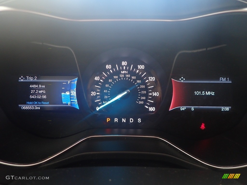 2018 Ford Fusion Titanium AWD Gauges Photo #142749364