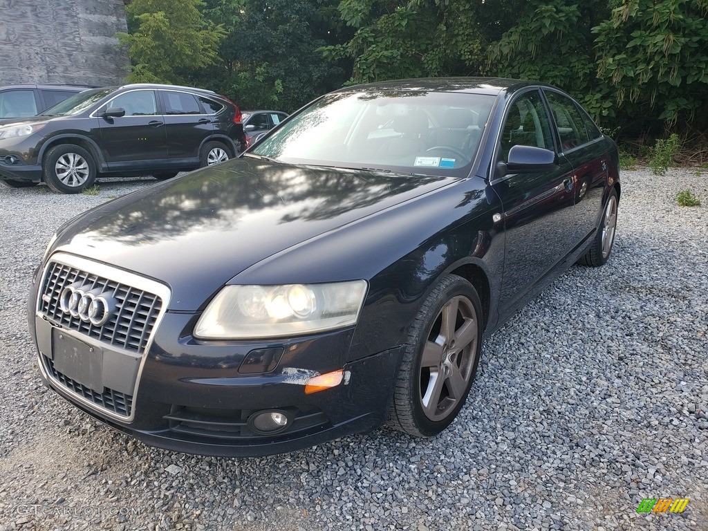 2007 A6 3.2 quattro Sedan - Night Blue Pearl / Ebony photo #3