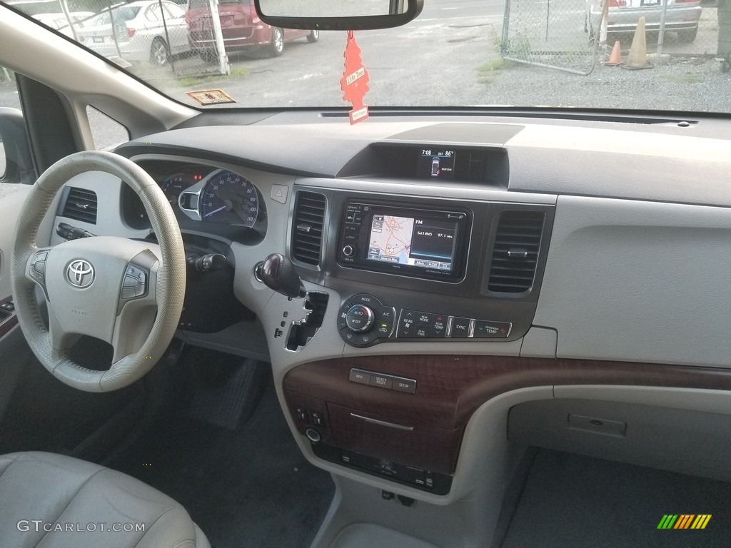 2012 Sienna XLE AWD - Silver Sky Metallic / Light Gray photo #12