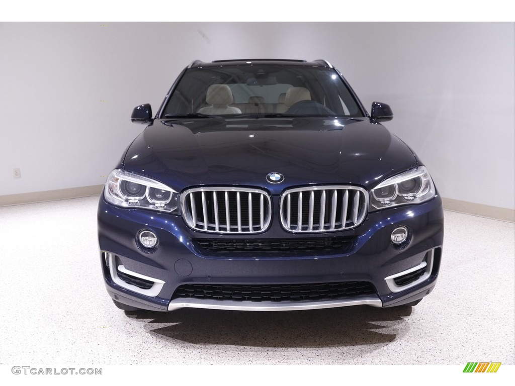 2018 X5 xDrive35i - Imperial Blue Metallic / Canberra Beige/Black photo #2