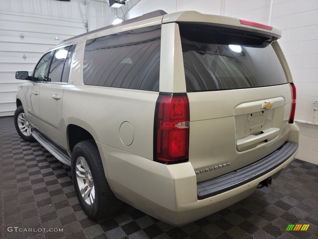 Champagne Silver Metallic 2015 Chevrolet Suburban LS 4WD Exterior Photo #142752473