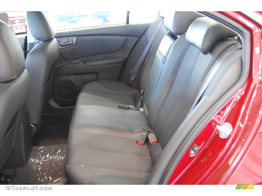 2009 Optima SX - Ruby Red / Black photo #28