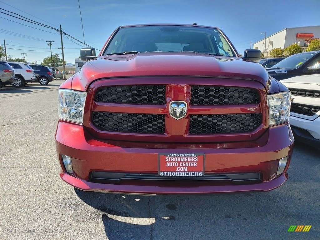 2018 1500 Express Crew Cab - Delmonico Red Pearl / Black/Diesel Gray photo #2