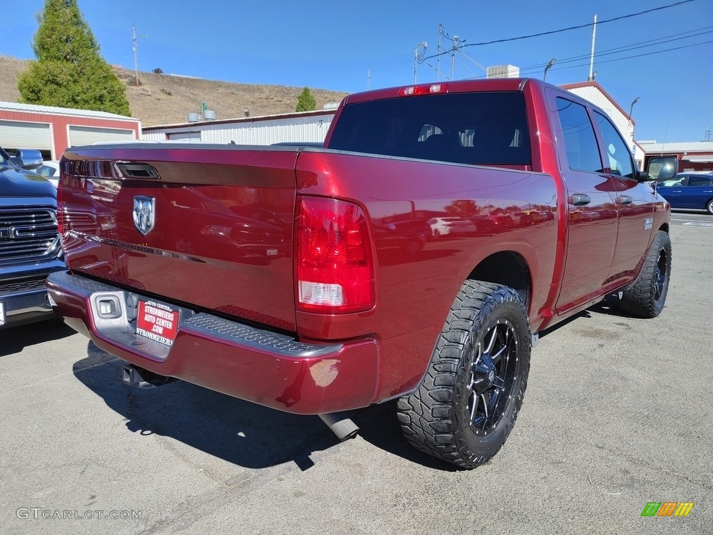2018 1500 Express Crew Cab - Delmonico Red Pearl / Black/Diesel Gray photo #4