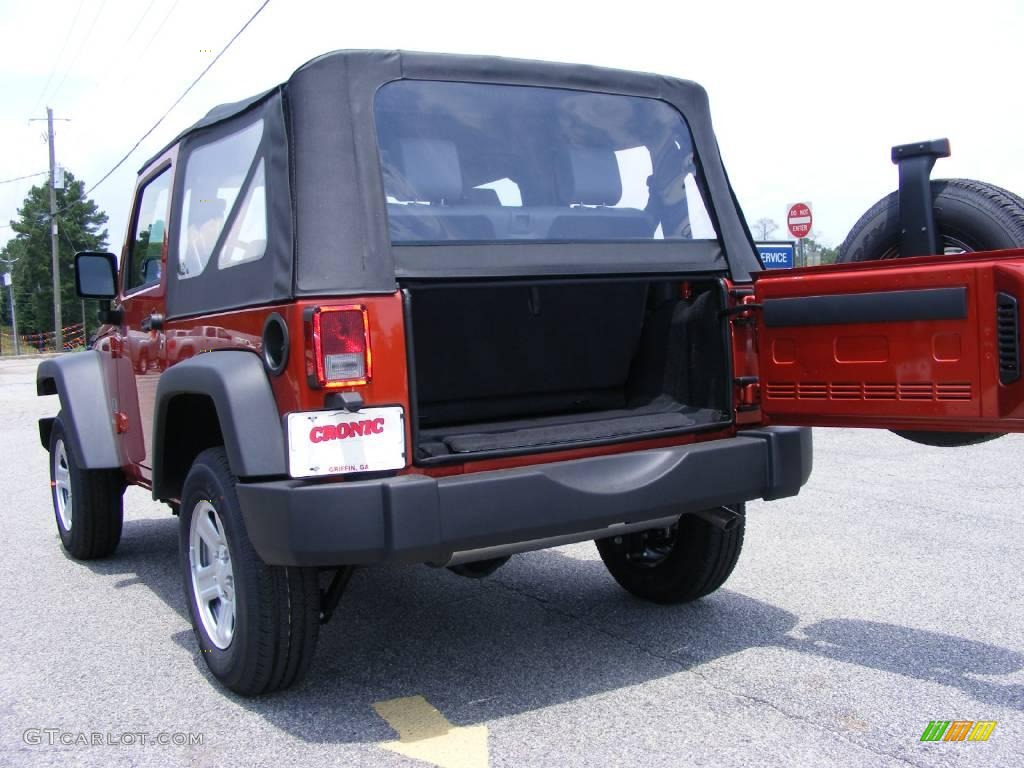 2009 Wrangler X 4x4 - Sunburst Orange Pearl Coat / Dark Slate Gray/Medium Slate Gray photo #14