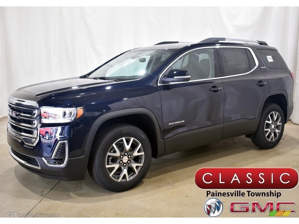 2022 Acadia SLE AWD - Midnight Blue Metallic / Jet Black photo #1