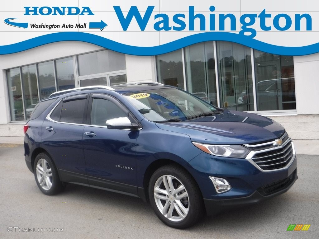 2019 Equinox Premier AWD - Kinetic Blue Metallic / Medium Ash Gray photo #1