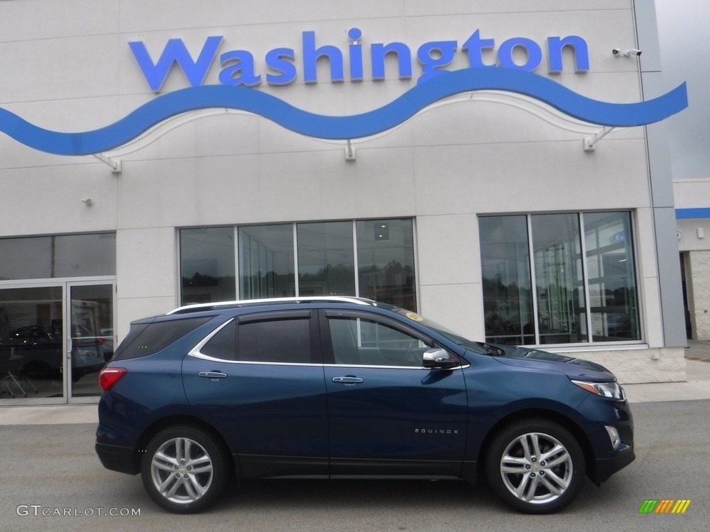 2019 Equinox Premier AWD - Kinetic Blue Metallic / Medium Ash Gray photo #2