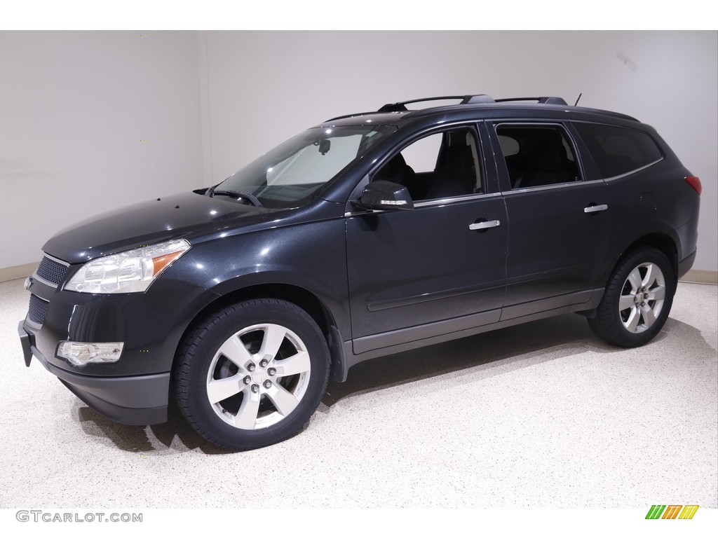2012 Traverse LT - Black Granite Metallic / Ebony photo #3