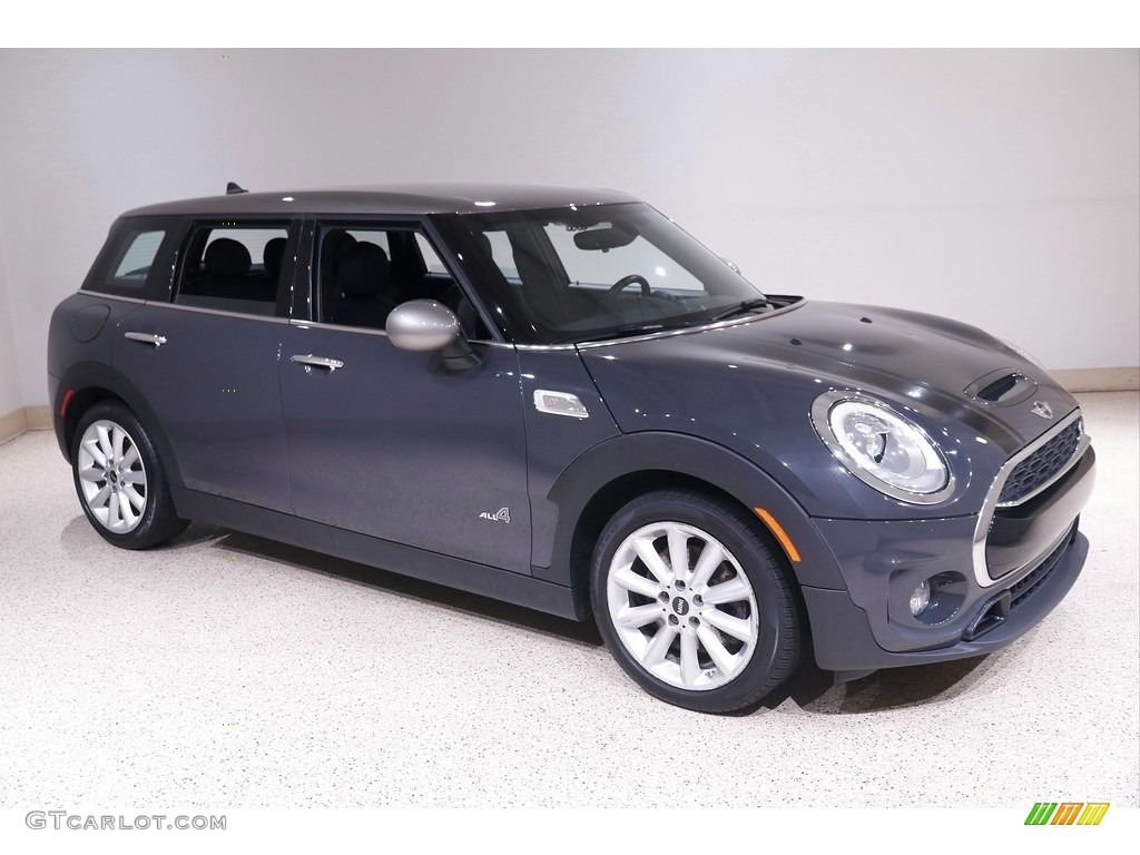 2017 Clubman Cooper S ALL4 - Thunder Gray Metallic / Chesterfield Leather/Indigo Blue photo #1