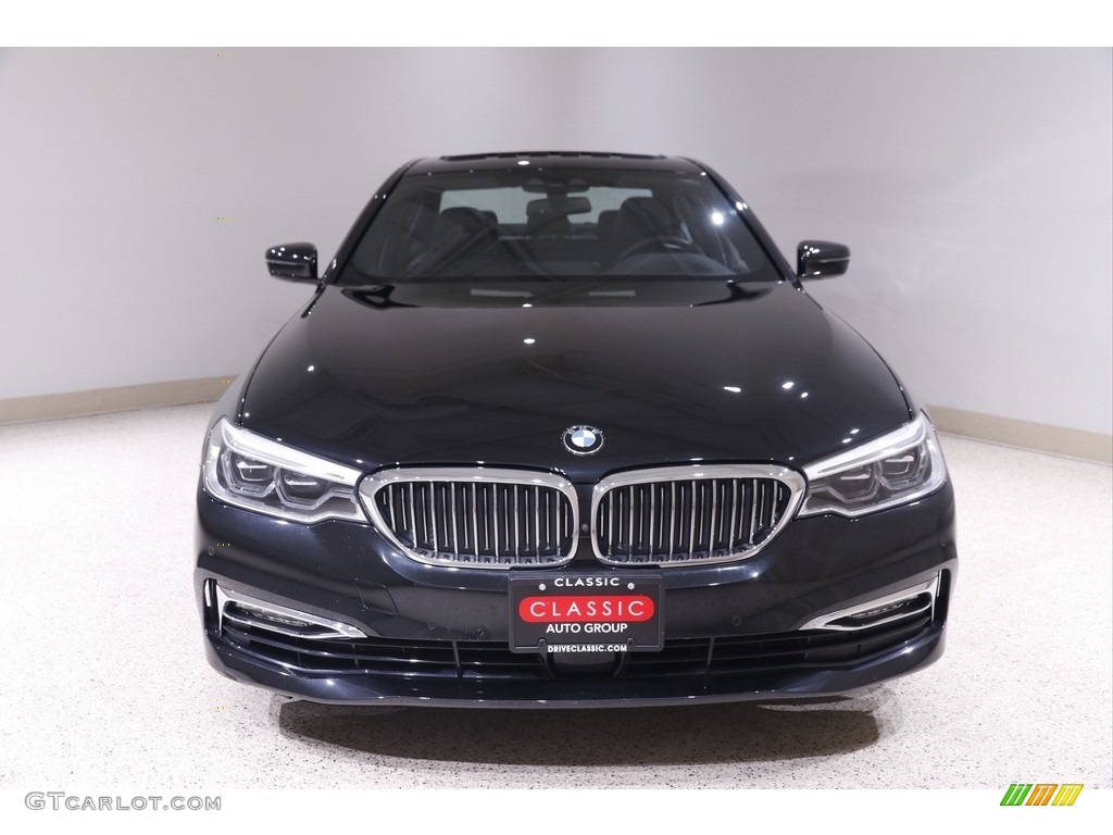 2018 5 Series 530i xDrive Sedan - Black Sapphire Metallic / Black photo #2