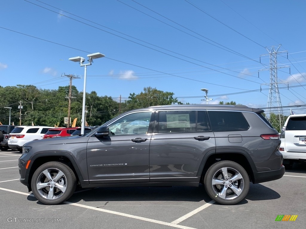 Baltic Gray Metallic 2021 Jeep Grand Cherokee L Limited 4x4 Exterior Photo #142757096