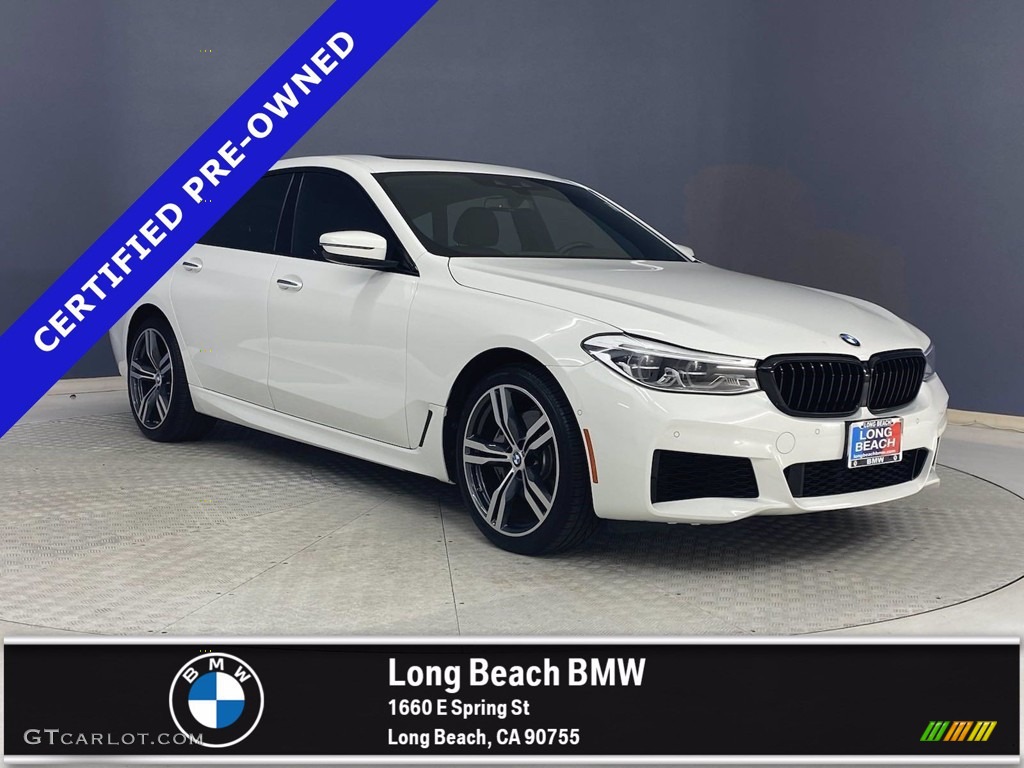2018 6 Series 640i xDrive Gran Turismo - Alpine White / Black photo #1
