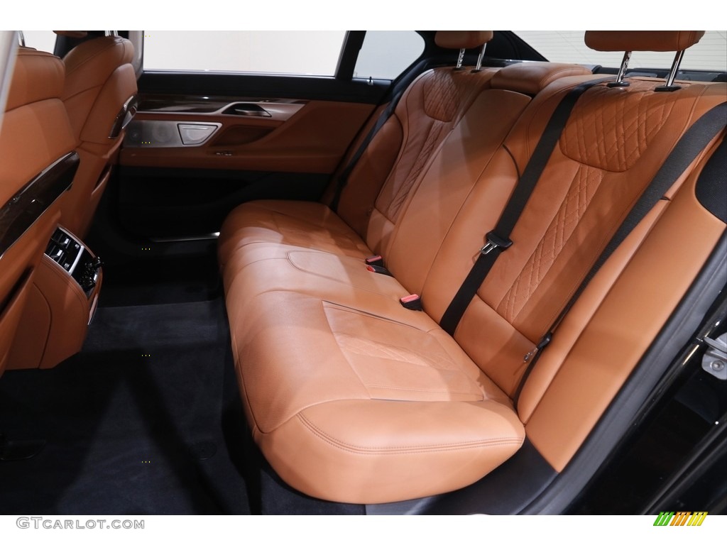 2019 7 Series 750i xDrive Sedan - Black Sapphire Metallic / Cognac photo #21