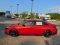 Orange 2022 Hyundai Elantra N-Line Exterior