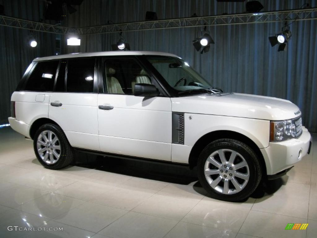 2006 Range Rover Supercharged - Chawton White / Sand/Jet photo #3
