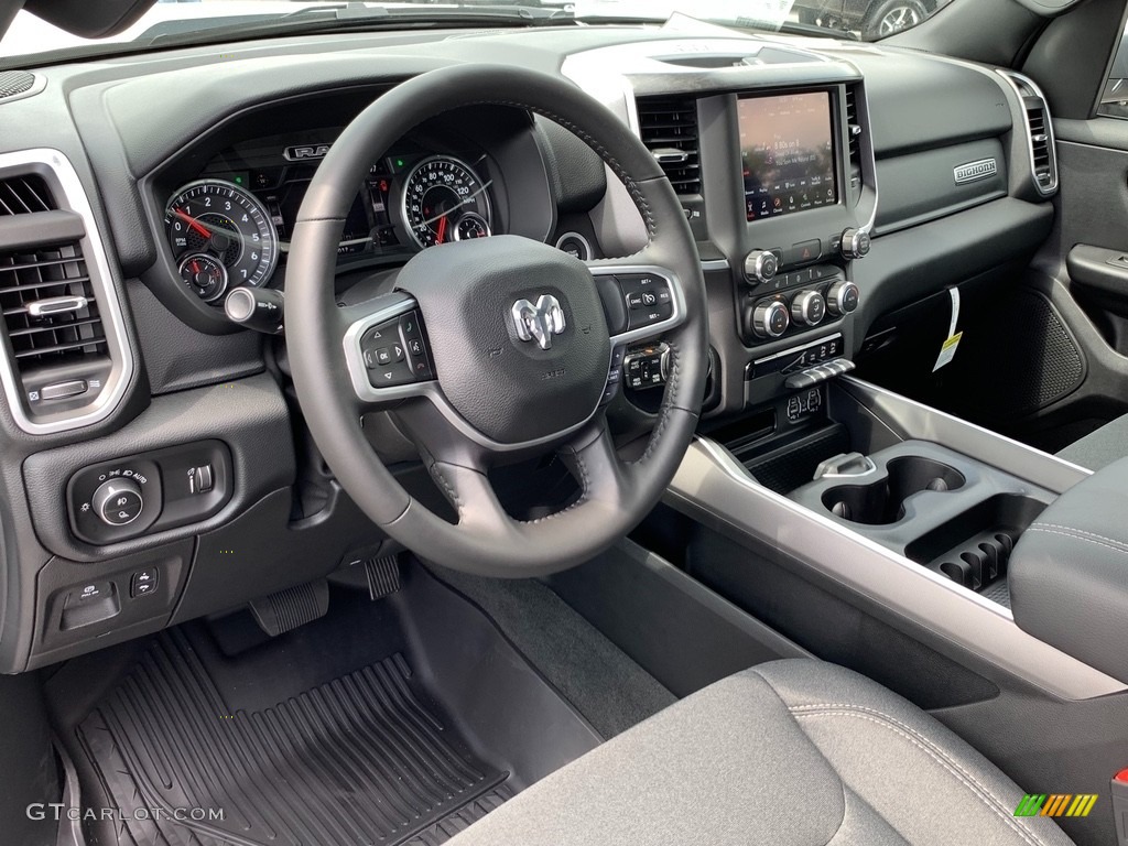 2021 Ram 1500 Big Horn Quad Cab 4x4 Black Dashboard Photo #142758677