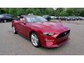 Rapid Red Metallic 2021 Ford Mustang EcoBoost Premium Convertible Exterior