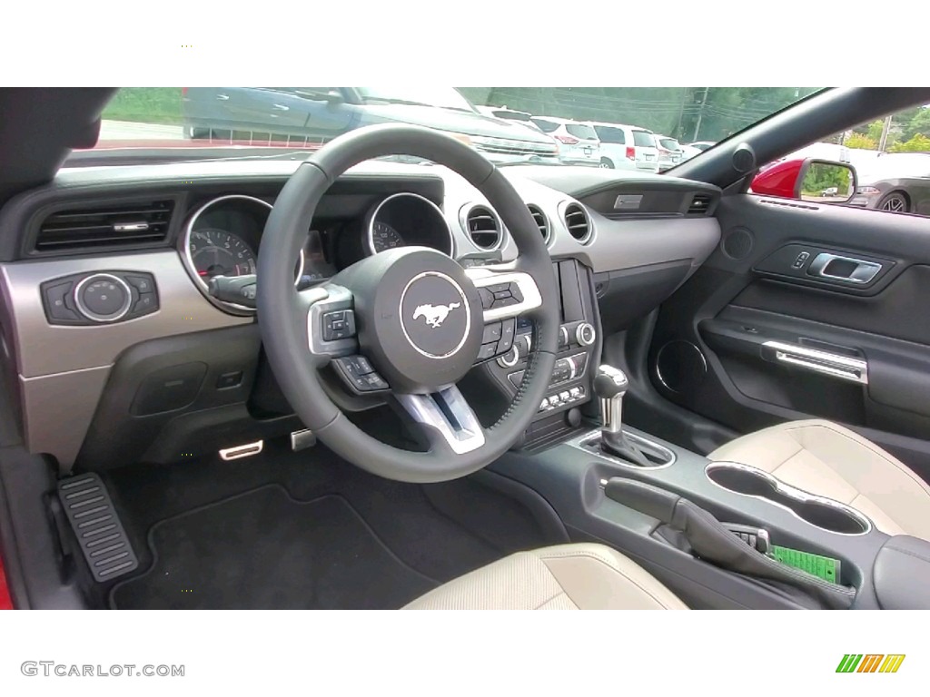 Ceramic Interior 2021 Ford Mustang EcoBoost Premium Convertible Photo #142760459